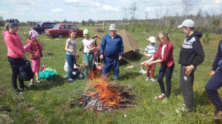 Вихованці табору "Веселка" ходили у похід